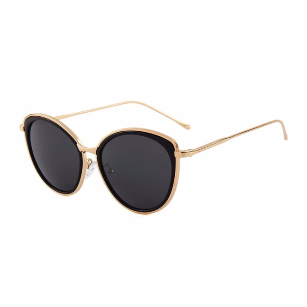 Village sunglasses oversized slight cat-eye frame